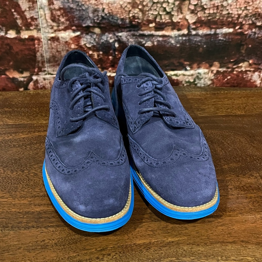 PREOWNED Men’s Cole Haan Zerogrand Wingtip Oxfords - Picture 4 of 9